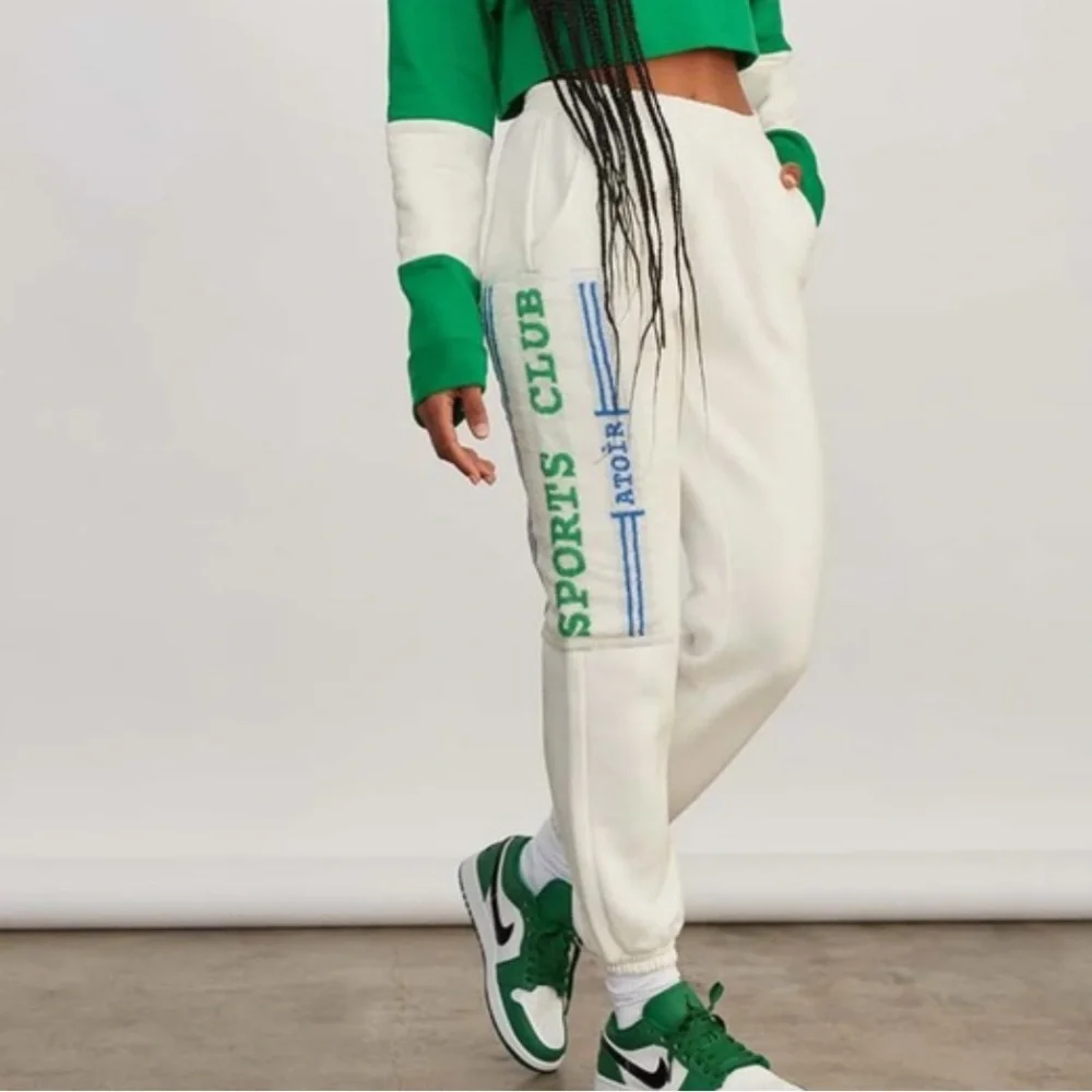 NWT Atoir Sports Club Trackpant in White. Size US 2